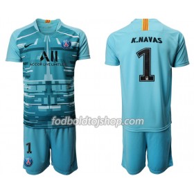 Paris Saint-Germain Målmands Fodboldsæt K NAVAS 1 Børn III 2019-20 S/S (+ Korte bukser)